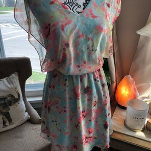 Bright colored dress